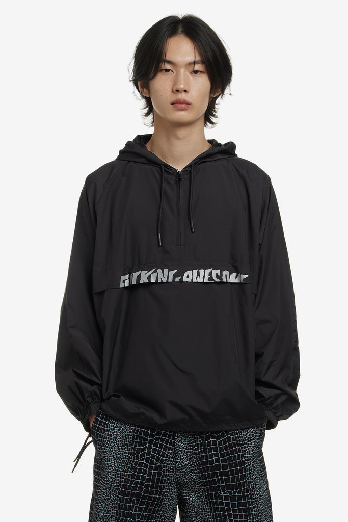 CUT OFF LOGO ANORAK PULLOVER - WORKSOUT WORLDWIDE