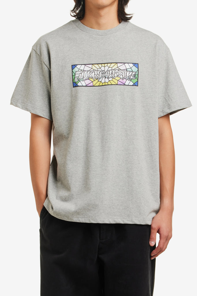 FA BAR STAINED GLASS STAMP LOGO TEE - WORKSOUT WORLDWIDE