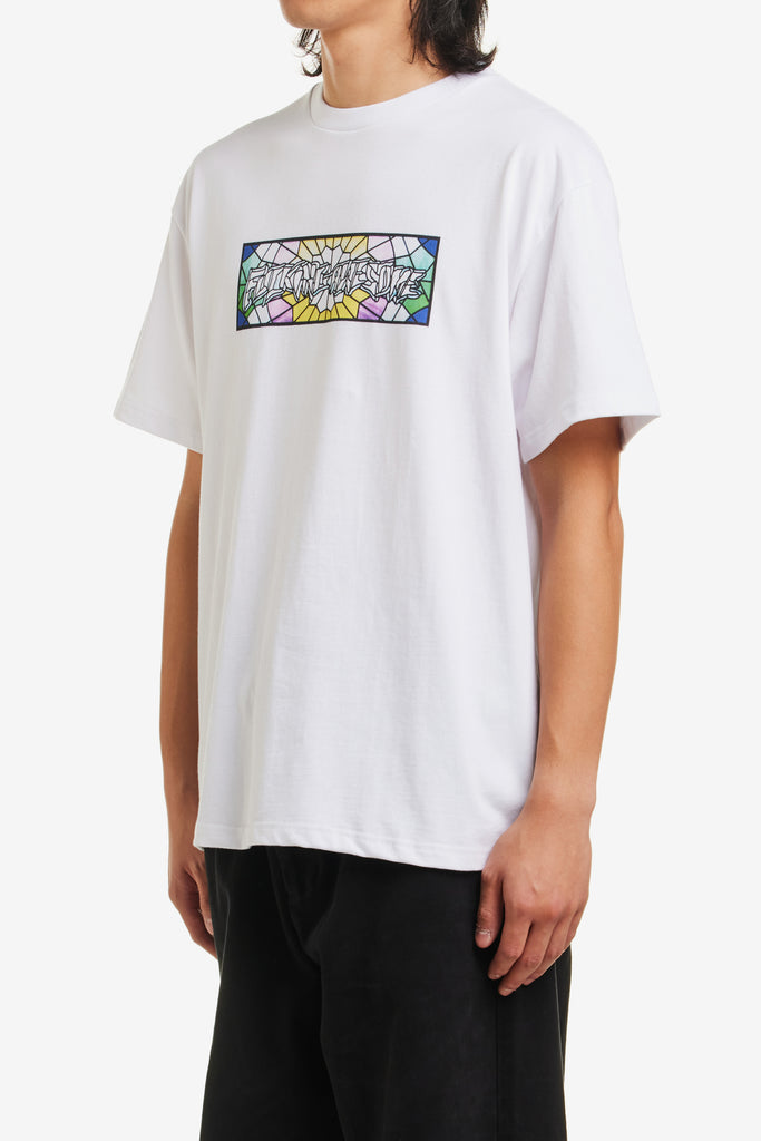 FA BAR STAINED GLASS STAMP LOGO TEE - WORKSOUT WORLDWIDE