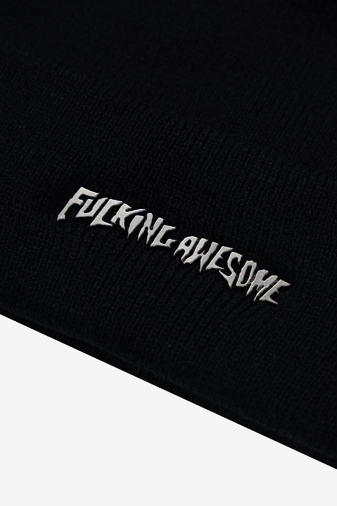 METAL STAMP LOGO CUFF BEANIE - WORKSOUT WORLDWIDE