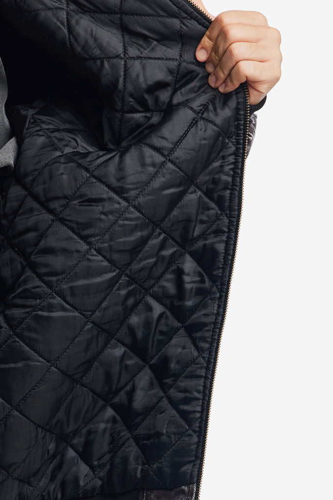 DISTRESSED PLAID KO WORK JACKET - WORKSOUT WORLDWIDE