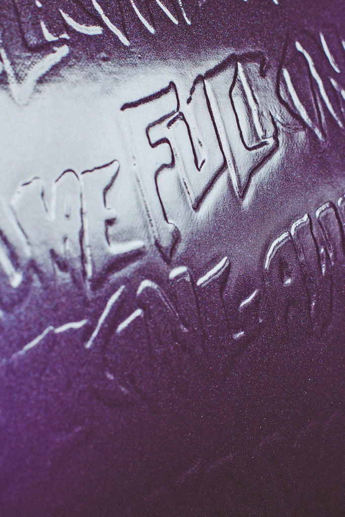 EMBOSSED COLOR BOARD - PHANTOM PURPLE - SHAPE 2 - WORKSOUT WORLDWIDE