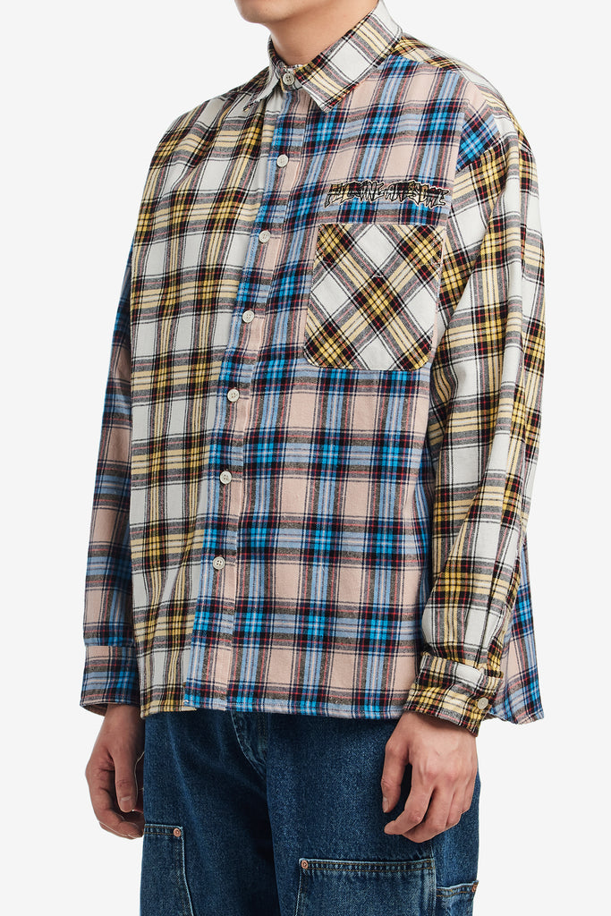 COLOR BLOCK FLANNEL - WORKSOUT WORLDWIDE