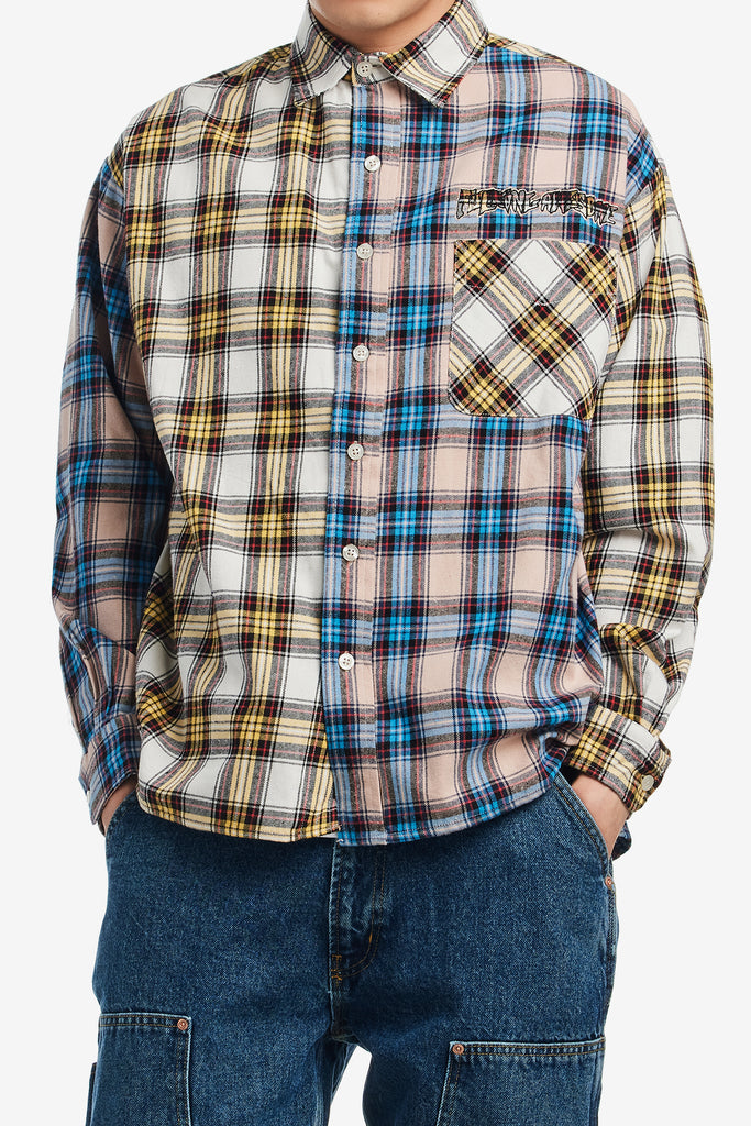 COLOR BLOCK FLANNEL - WORKSOUT WORLDWIDE