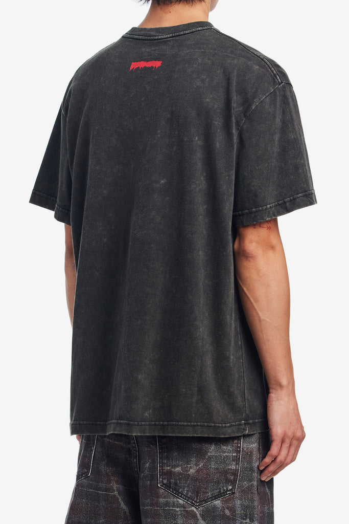 BLACK LETTERS TEE - WORKSOUT WORLDWIDE