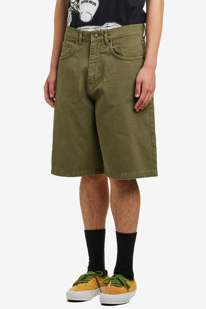 MILLER PLAID DENIM SHORT - WORKSOUT WORLDWIDE