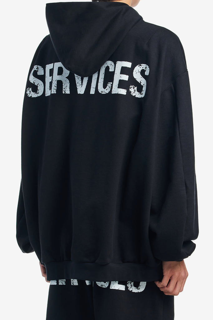 SERVICES ZIP-UP HOODIE - WORKSOUT WORLDWIDE
