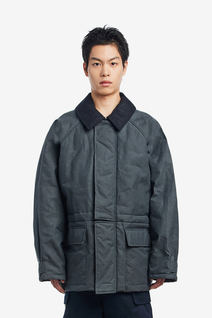 WAXED PADDED PARKA - WORKSOUT WORLDWIDE