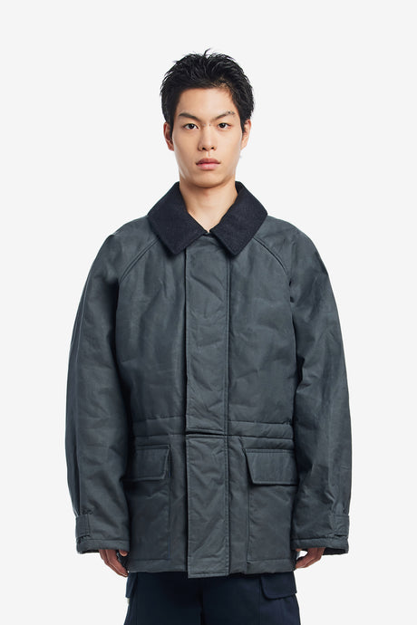 WAXED PADDED PARKA
