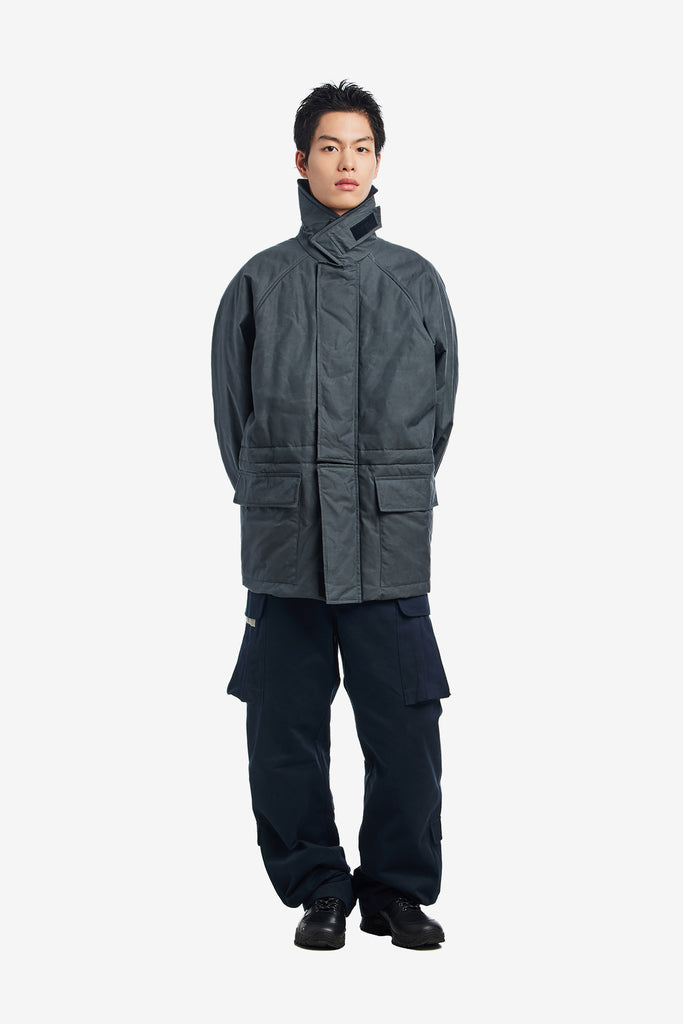 WAXED PADDED PARKA - WORKSOUT WORLDWIDE