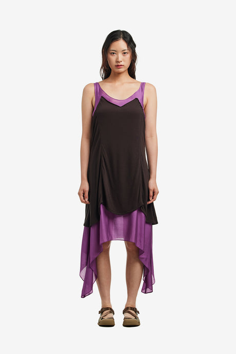 SLEEVELESS JERSEY DRESS