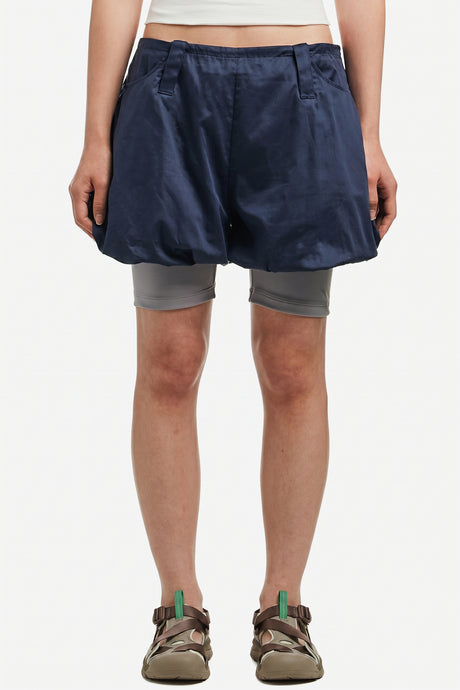 LAYERED JERSEY SHORTS