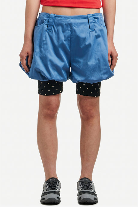 LAYERED JERSEY SHORTS