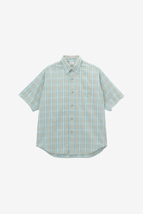 S/S CHECKERED OMBRE SHIRT