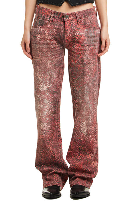 PRINTED STRAIGHT PANT
