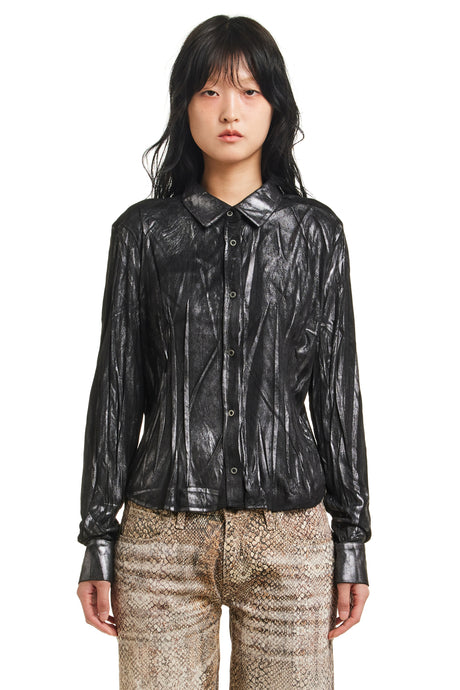 METALLIC PRINTED SHIRT