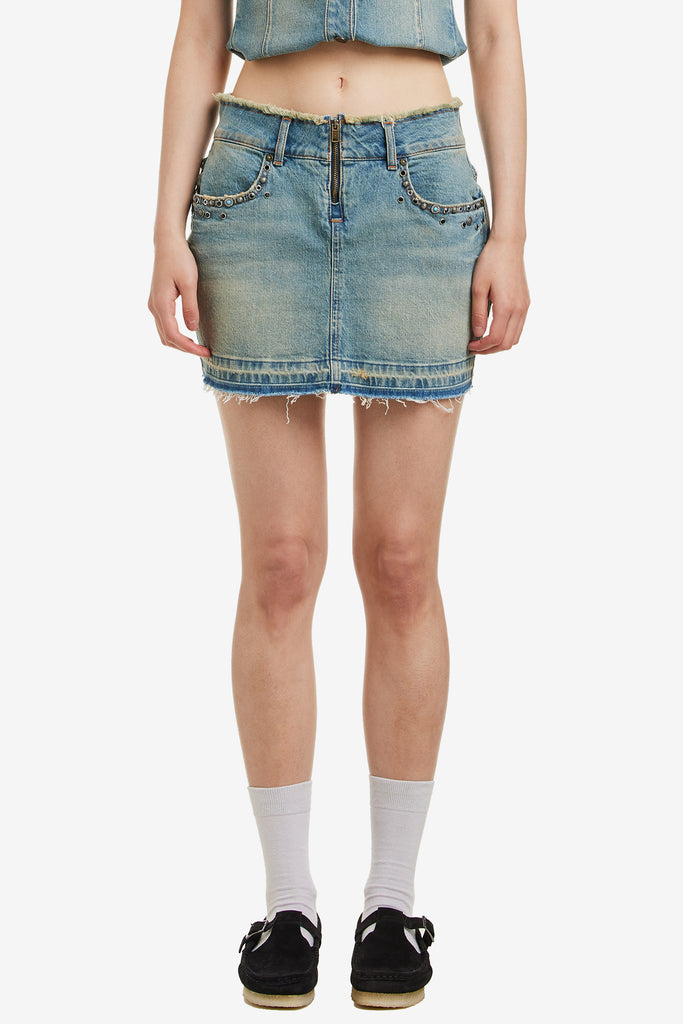 WESTERN DENIM SKIRT - WORKSOUT WORLDWIDE