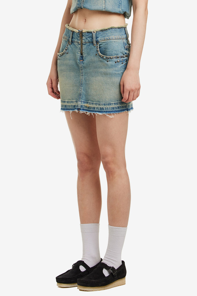 WESTERN DENIM SKIRT - WORKSOUT WORLDWIDE