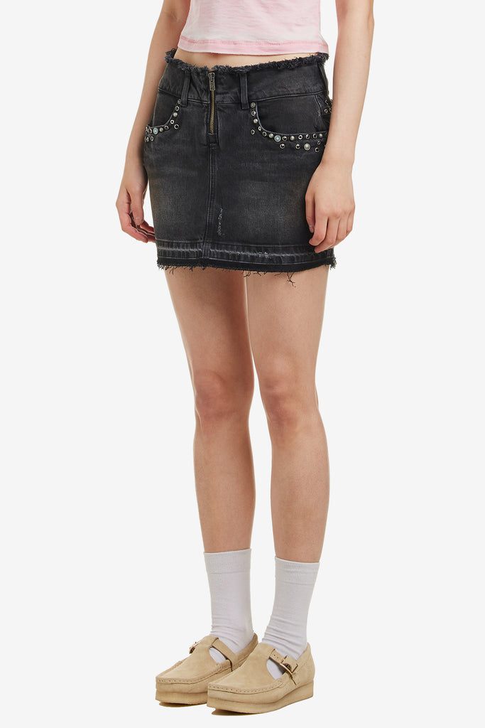 WESTERN DENIM SKIRT - WORKSOUT WORLDWIDE