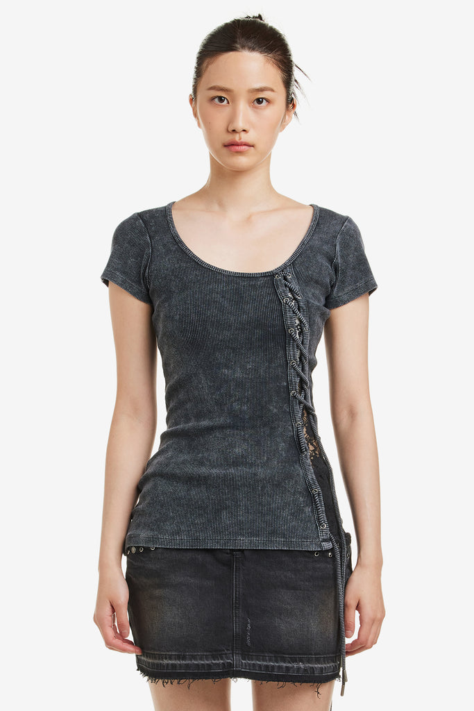 RIB TIE TOP - WORKSOUT WORLDWIDE