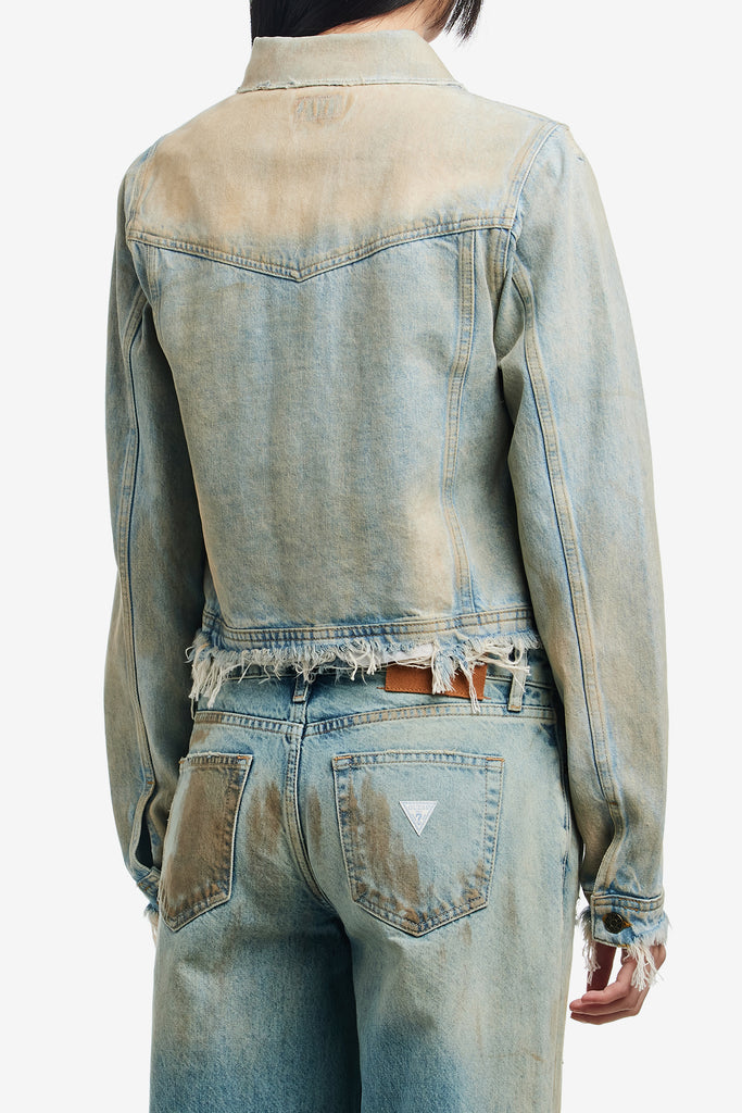 DENIM TRUCKER JACKET - WORKSOUT WORLDWIDE