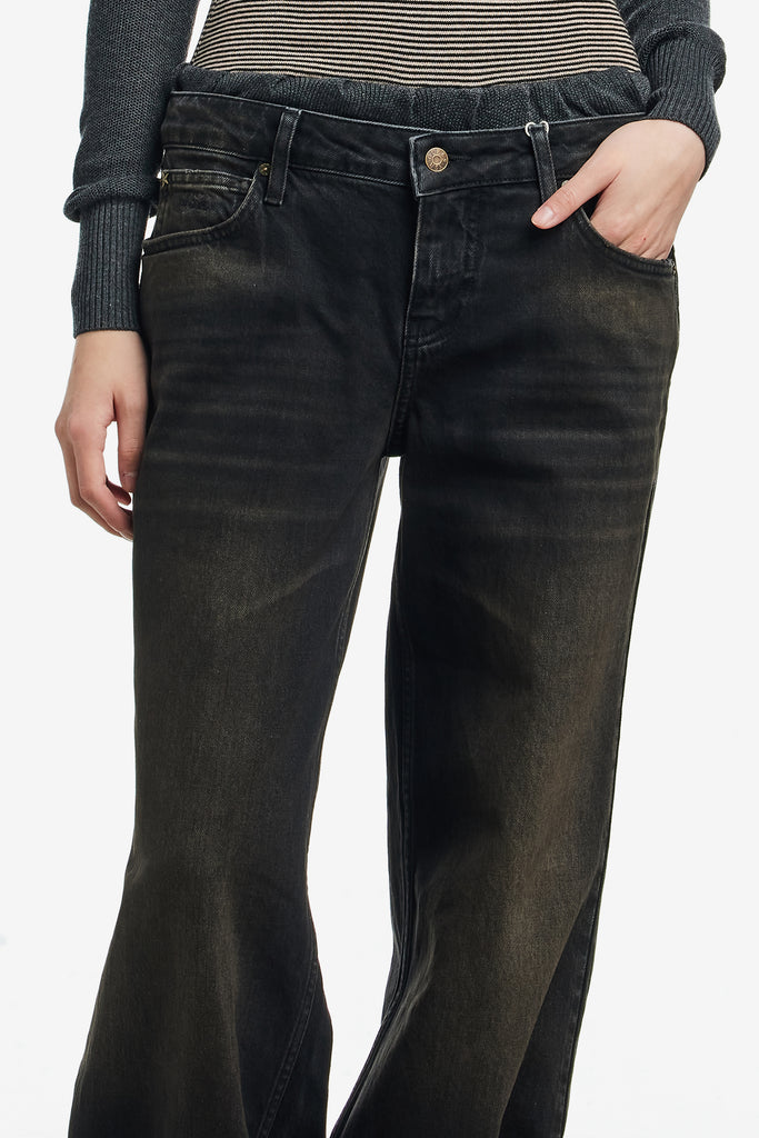 WIDE LEG DENIM PANT - WORKSOUT WORLDWIDE
