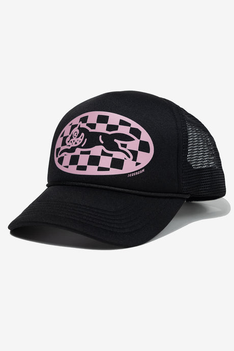 CHECKER RUNNING DOG TRUCKER CAP