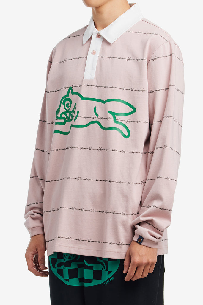 BARBED WIRE RUGBY SHIRT - WORKSOUT WORLDWIDE