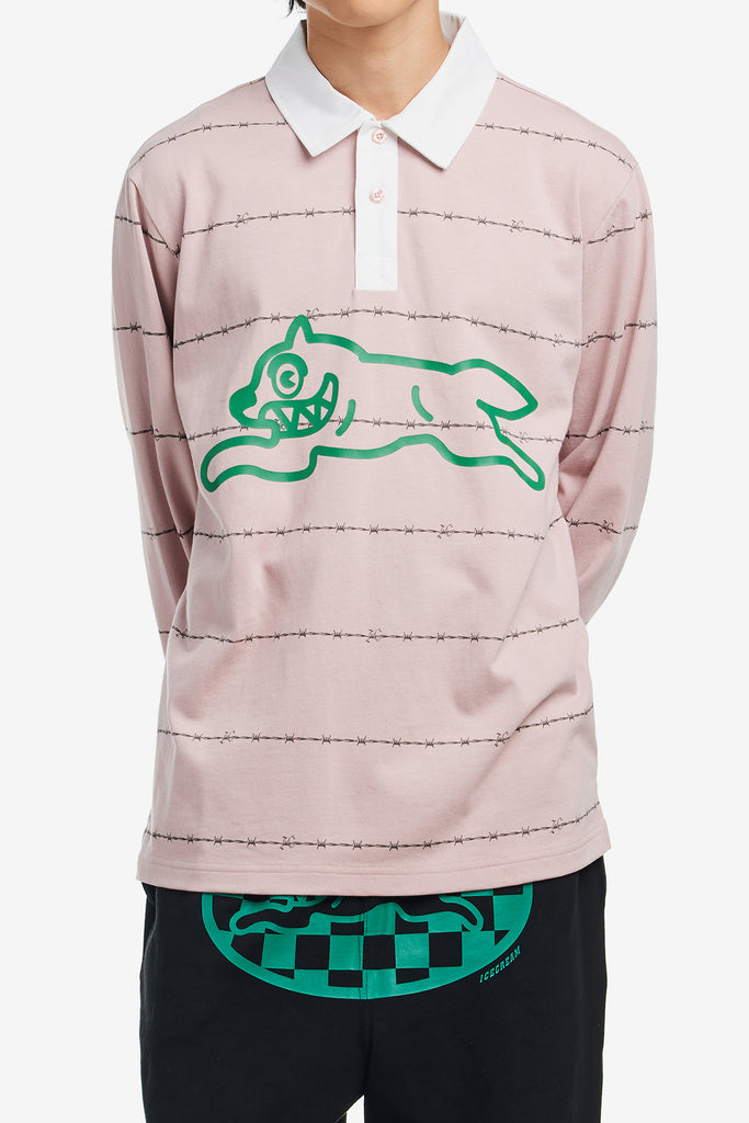 BARBED WIRE RUGBY SHIRT - WORKSOUT WORLDWIDE