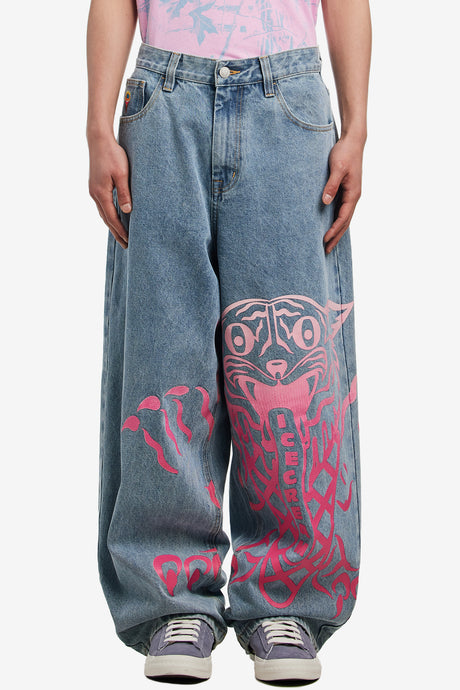 TIGER TRIPLE SCOOP DENIM PANTS