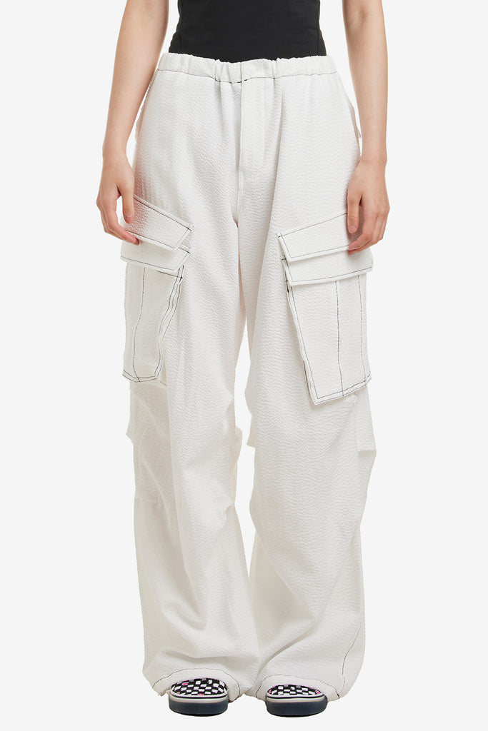 POINTY STITCH DOUBLE POCKET CARGO TROUSERS - WORKSOUT WORLDWIDE