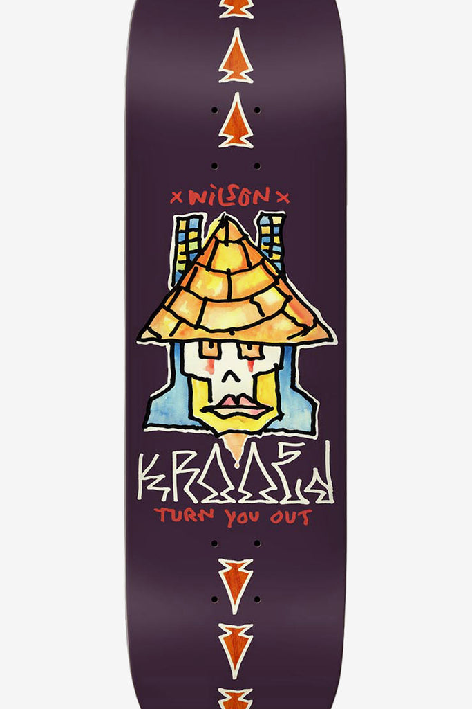 WILSON TURN OUT PRO SKATEBOARD DECK - WORKSOUT WORLDWIDE