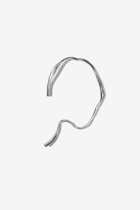 HAMMER-CRAFTED SILVER BANGLE