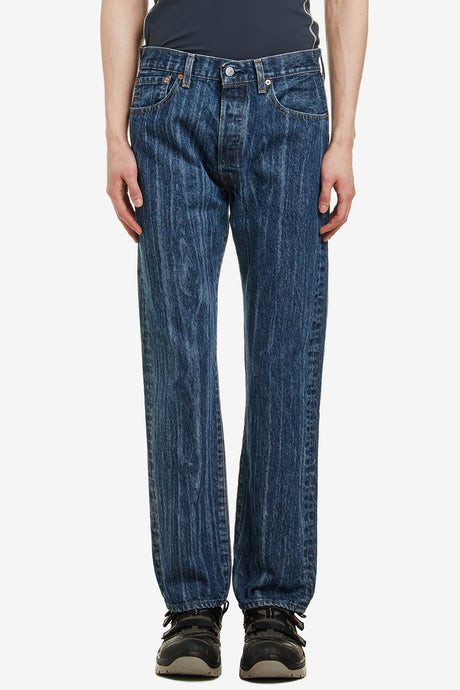 RE-EDITED LASER WOOD GRAIN 
JEANS