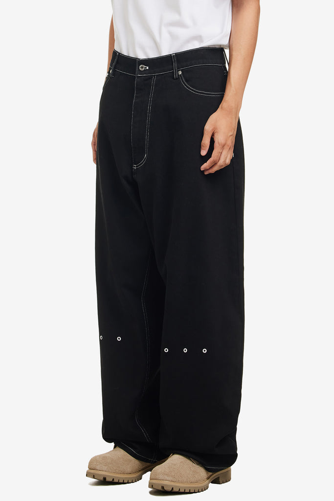 WIDE LEG DENIM JEANS - WORKSOUT WORLDWIDE