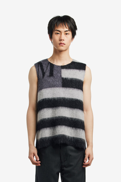 FLAG MOHAIR VEST