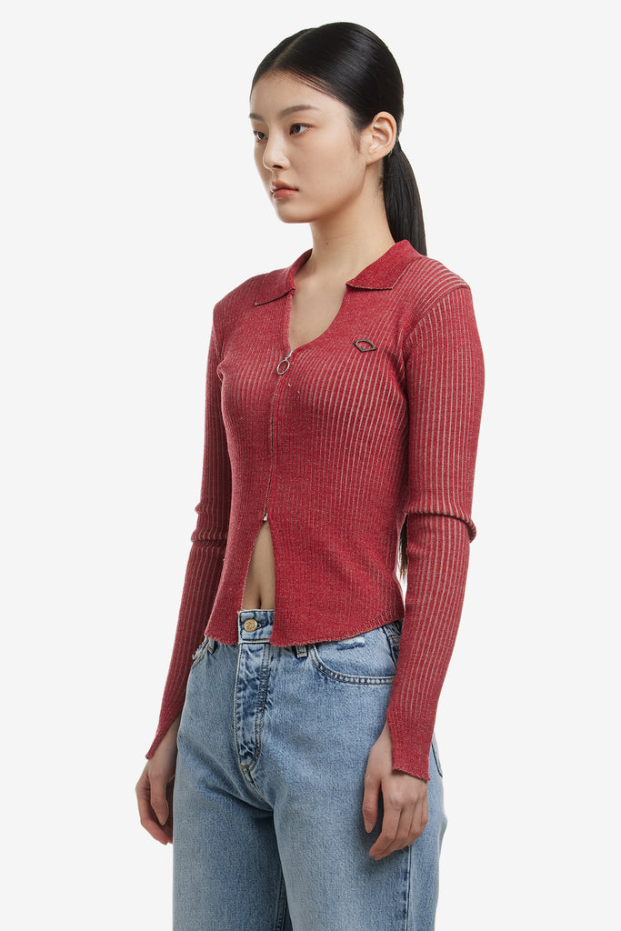KNITTED TWO TONE SHIRT - WORKSOUT WORLDWIDE