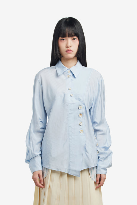 CURVED PLACKET SHIRT