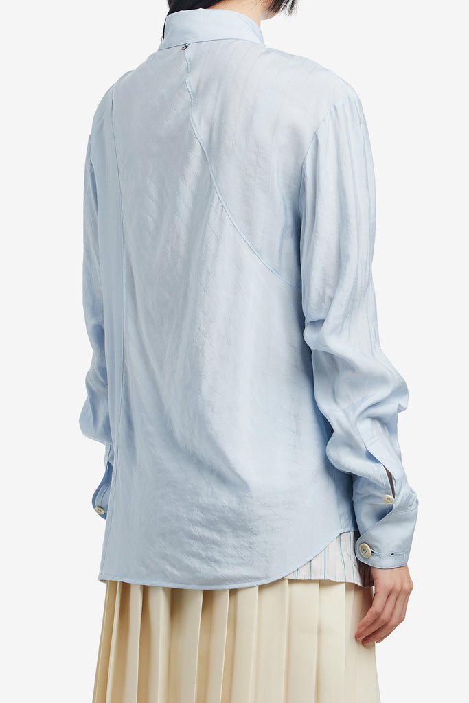 CURVED PLACKET SHIRT - WORKSOUT WORLDWIDE