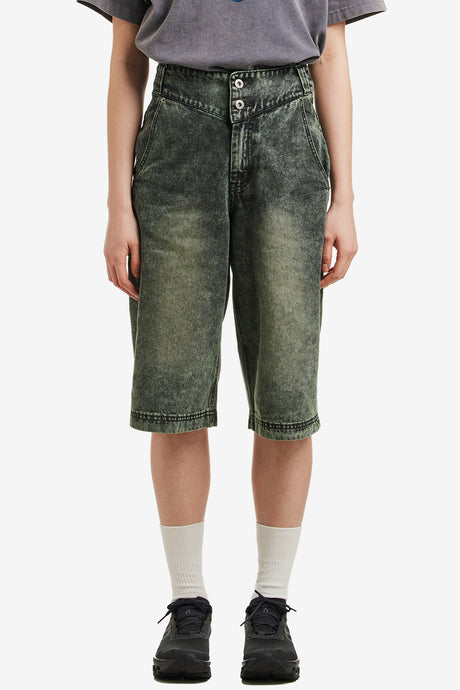 WASHED BERMUDA PANTS