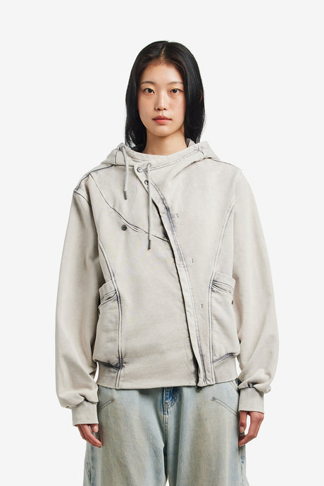 UTILITY HOOD ZIP-UP