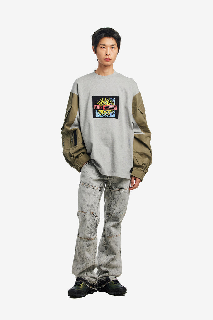 OVERSIZED UTILITY SLEEVE SHIRT - WORKSOUT WORLDWIDE