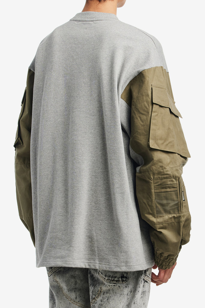 OVERSIZED UTILITY SLEEVE SHIRT - WORKSOUT WORLDWIDE
