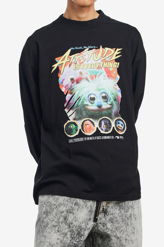 FUNNEL NECK L/S T-SHIRT - WORKSOUT WORLDWIDE