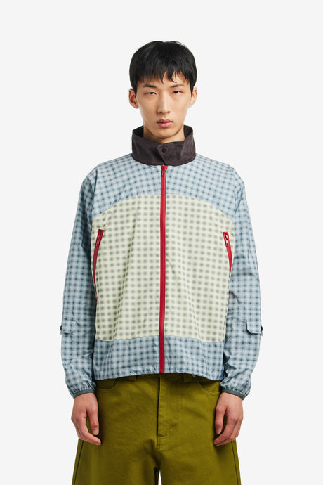 DOUBLE PLAID WINDBREAKER JACKET