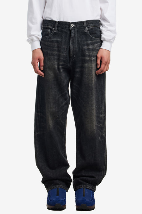 WASHED DENIM DP BASIC PANTS