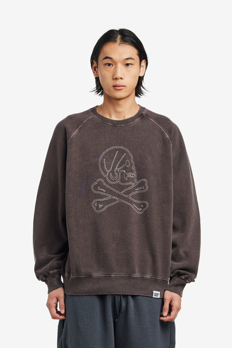 PIGMENT DYED SWEAT SHIRT LS