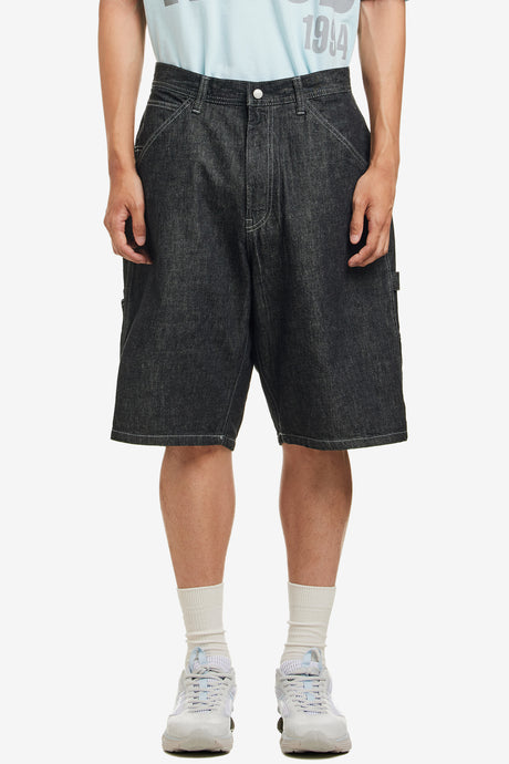 DENIM PAINTER SHORT PANTS