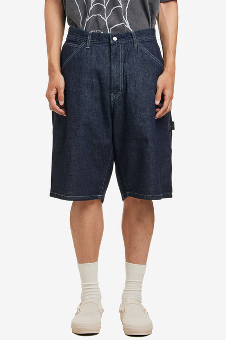 DENIM PAINTER SHORT PANTS