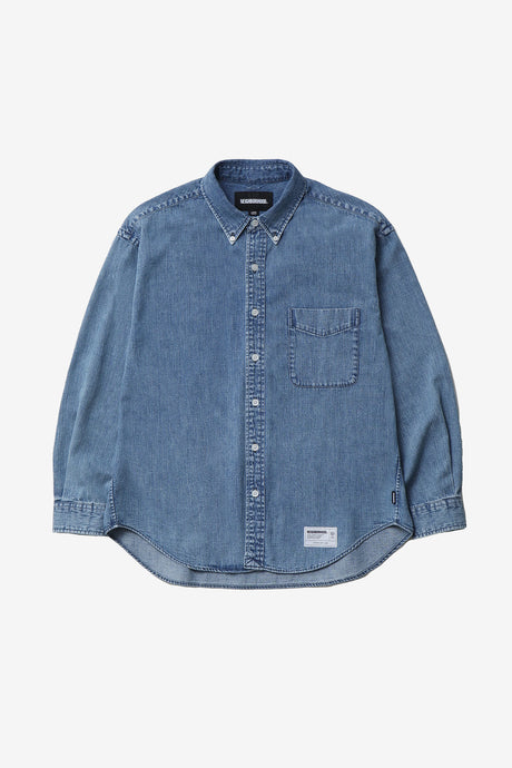 DENIM BD SHIRT LS